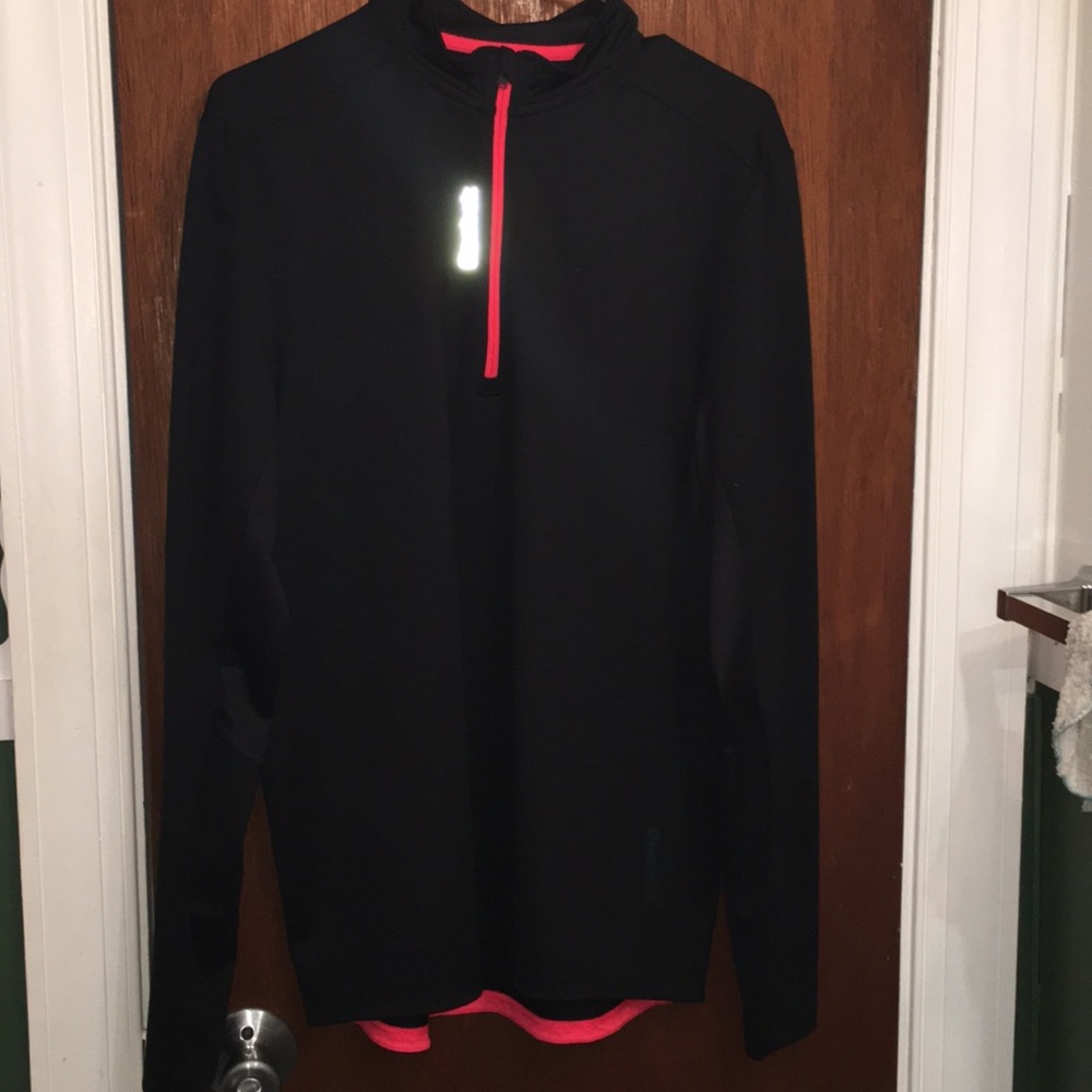 Reebok Play Dry 1/4 zip pullover shirt EUC